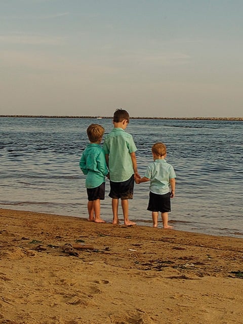 Boys on beach resized